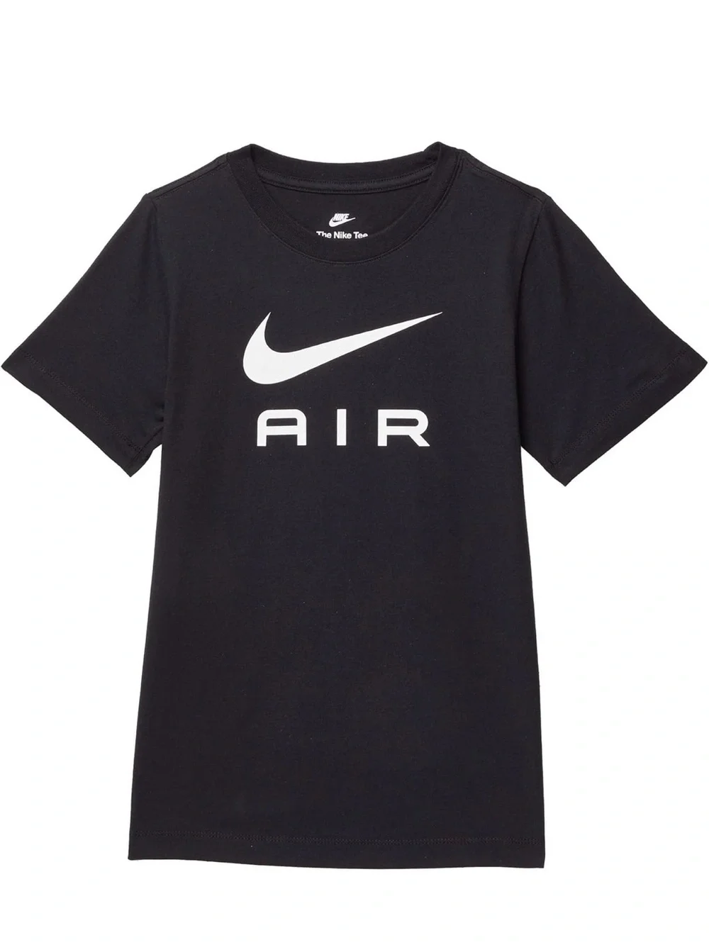 Nike Air Kids Black T-Shirt Size Small NWT Swoosh Logo Graphic Tee